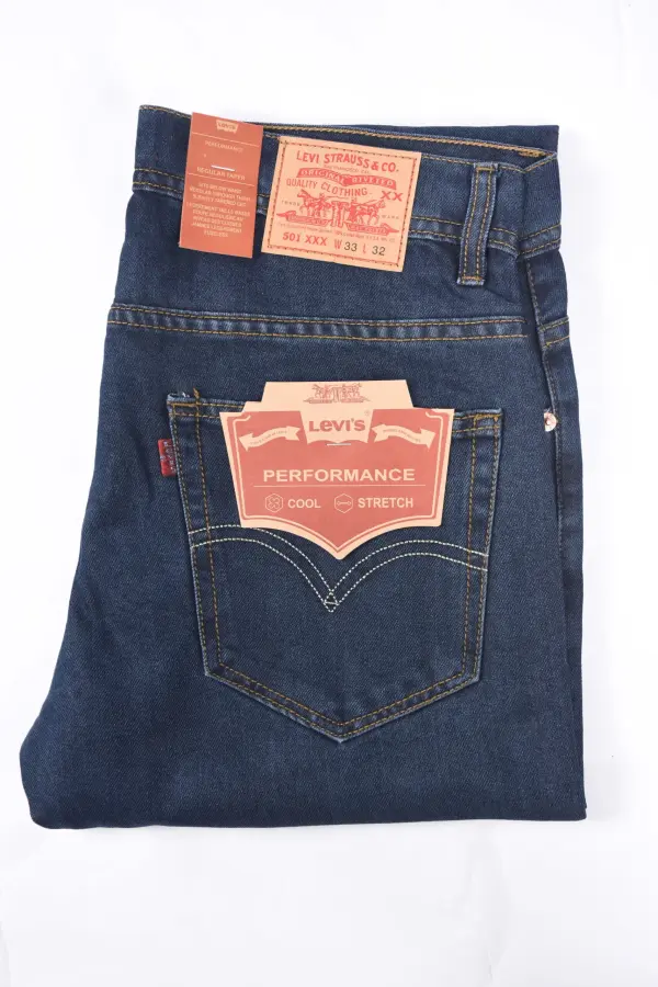 Jeans Levi’s® 501 Vert Dirty – Coupe Droite Ref-25